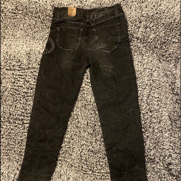 Route 66 distressed jeans rhinestones - Picture 6 of 10